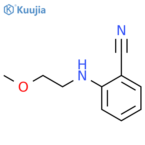 Benzonitrile, 2-[(2-methoxyethyl)amino]- structure