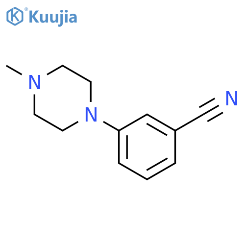 3-(4-Methylpiperazin-1-yl)benzonitrile structure