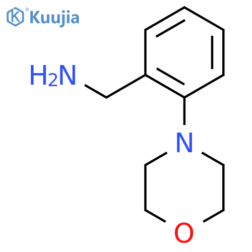 1-[2-(morpholin-4-yl)phenyl]methanamine structure