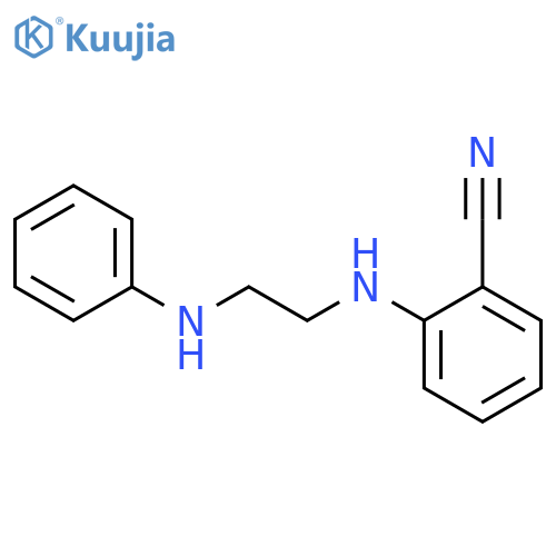 Benzonitrile, 2-[[2-(phenylamino)ethyl]amino]- structure