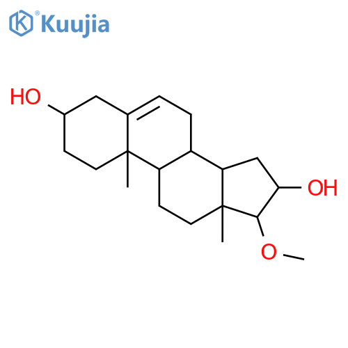 (3beta,16beta,17beta)-17-methoxyandrost-5-ene-3,16-diol structure