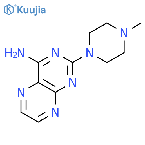 4-Pteridinamine, 2-(4-methyl-1-piperazinyl)- structure