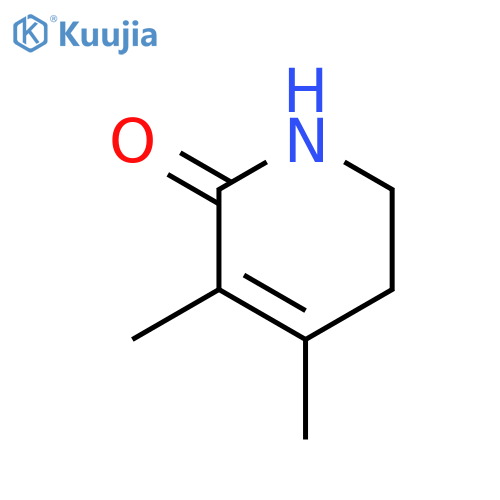 2(1H)-Pyridinone,5,6-dihydro-3,4-dimethyl- structure