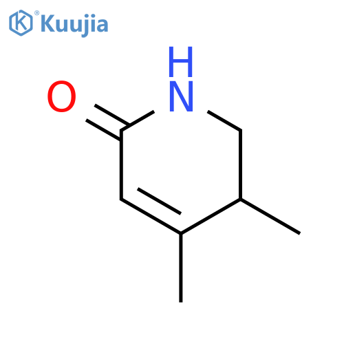 2(1H)-Pyridinone,5,6-dihydro-4,5-dimethyl- structure