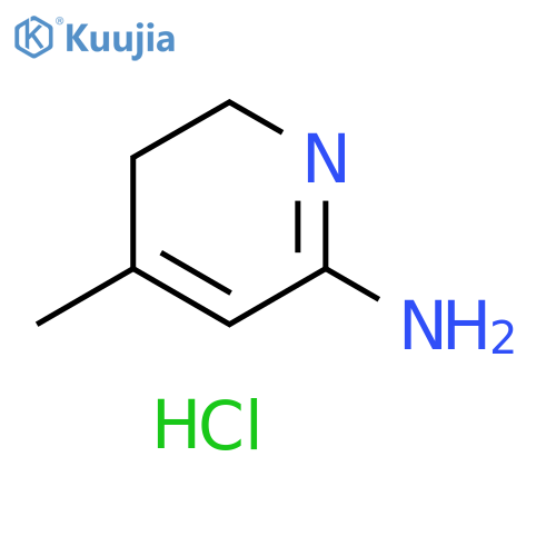 4-methyl-1,2,5,6-tetrahydropyridin-2-imine
hydrochloride structure