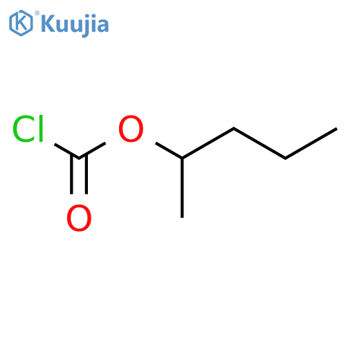 Carbonochloridic acid, 1-methylbutyl ester structure