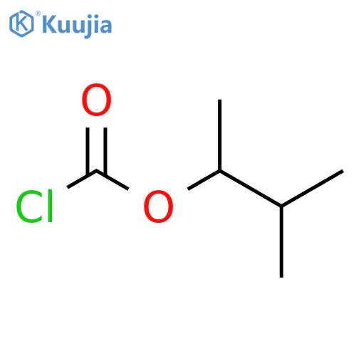 Carbonochloridic acid, 1,2-dimethylpropyl ester structure