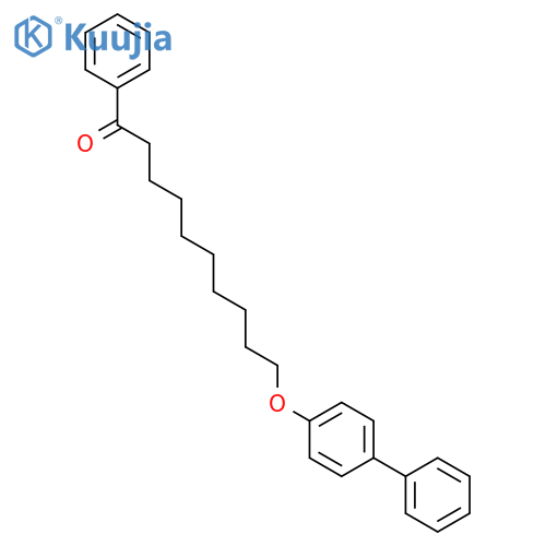 1-DECANONE, 10-([1,1'-BIPHENYL]-4-YLOXY)-1-PHENYL- structure