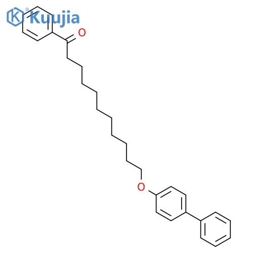 1-Undecanone, 11-([1,1'-biphenyl]-4-yloxy)-1-phenyl- structure
