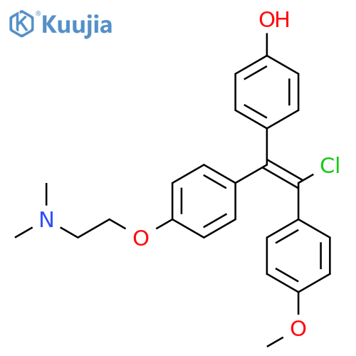 N,N-Dimethyl-4-hydroxymethoxy Clomiphene (~90%, contains ~10% Z-isomer) structure