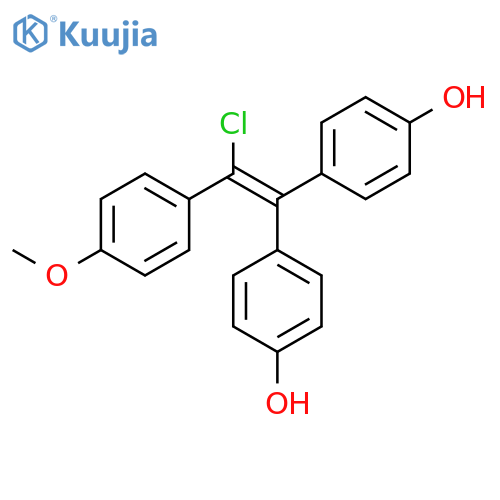 4,4'-Chloro(4-methoxyphenyl)ethenylidenebis-phenol structure