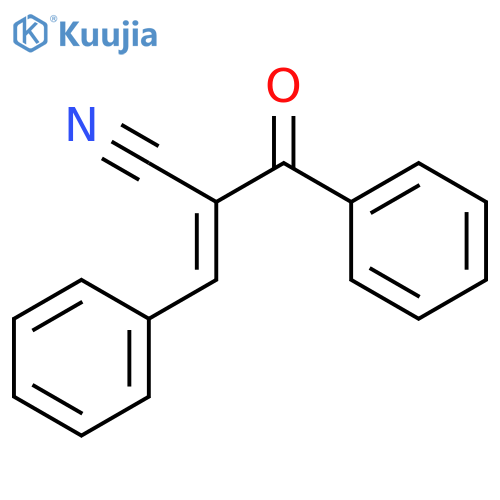 Benzenepropanenitrile,b-oxo-a-(phenylmethylene)- structure
