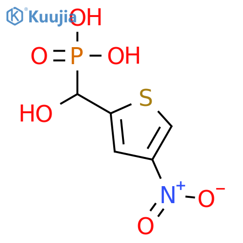 Phosphonic acid, [hydroxy(4-nitro-2-thienyl)methyl]- structure