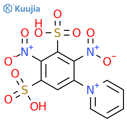 Pyridinium, 1-(2,4-dinitro-3,5-disulfophenyl)- structure