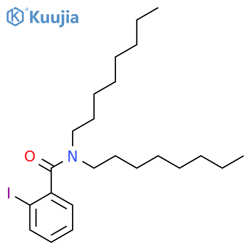 Benzamide, 2-iodo-N,N-dioctyl- structure