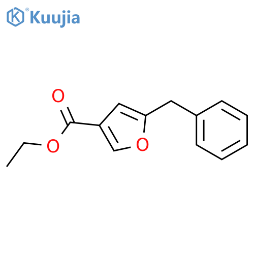 3-Furancarboxylic acid,5-(phenylmethyl)-, ethyl ester structure
