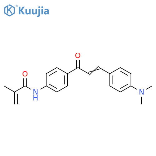 2-Propenamide,N-[4-[3-[4-(dimethylamino)phenyl]-1-oxo-2-propenyl]phenyl]-2-methyl- structure