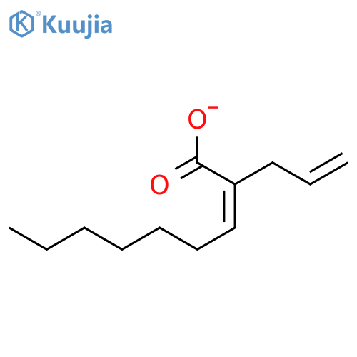(2e)-2-allyl-2-nonenoate structure