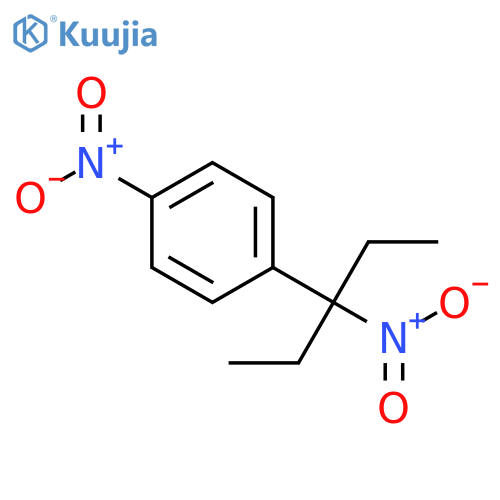 benzene, 1-(1-ethyl-1-nitropropyl)-4-nitro- structure