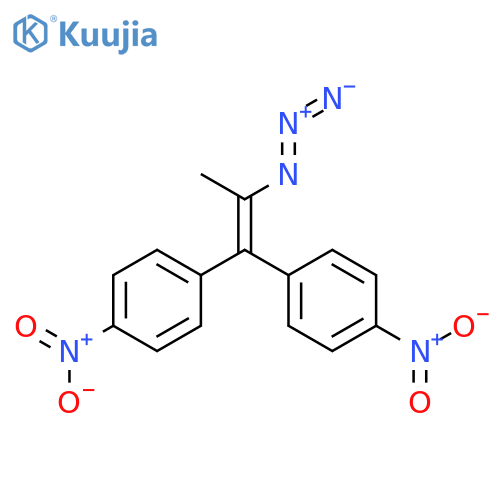 Benzene, 1,1'-(2-azido-1-propenylidene)bis[4-nitro- structure