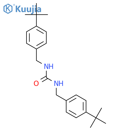 Urea, N,N'-bis[[4-(1,1-dimethylethyl)phenyl]methyl]- structure