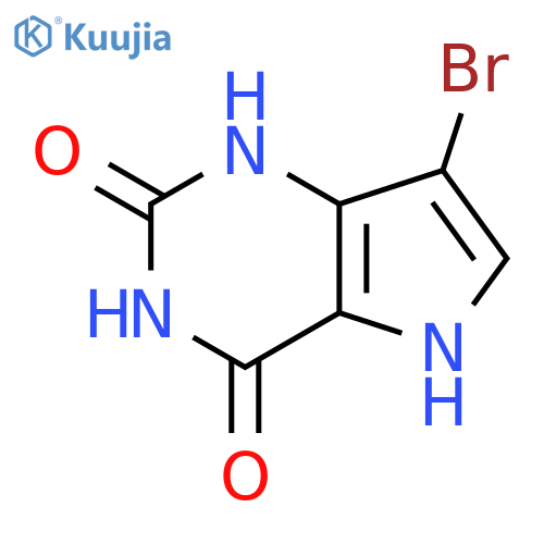 7-bromo-1H,2H,3H,4H,5H-pyrrolo3,2-dpyrimidine-2,4-dione structure