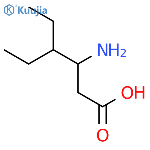 3-Amino-4-ethyl-hexanoic acid structure