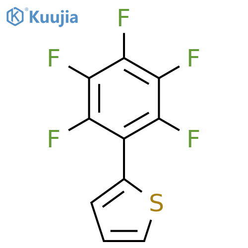 Thiophene, 2-(pentafluorophenyl)- structure