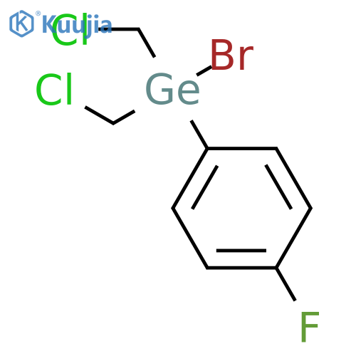 Germane, bromobis(chloromethyl)(4-fluorophenyl)- structure