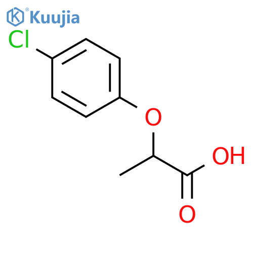 (2S)-2-(4-chlorophenoxy)propanoic Acid structure