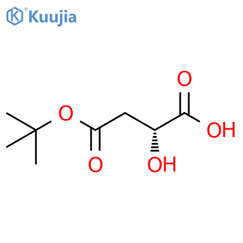 (2R)-4-(tert-butoxy)-2-hydroxy-4-oxobutanoic acid structure
