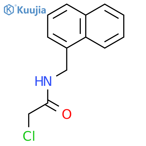 Acetamide, 2-chloro-N-(1-naphthalenylmethyl)- structure