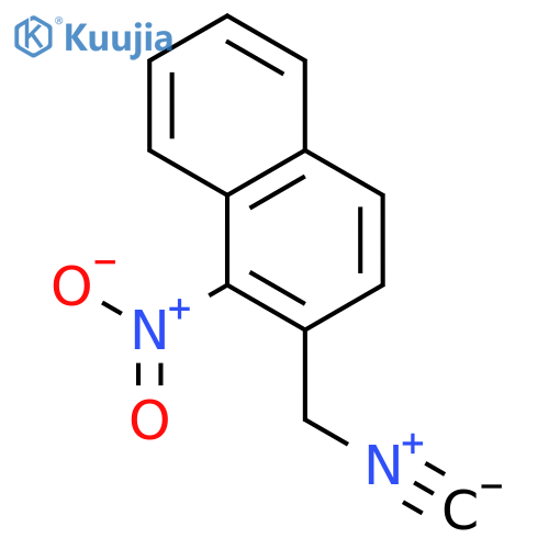 Naphthalene, 2-(isocyanomethyl)-1-nitro- structure