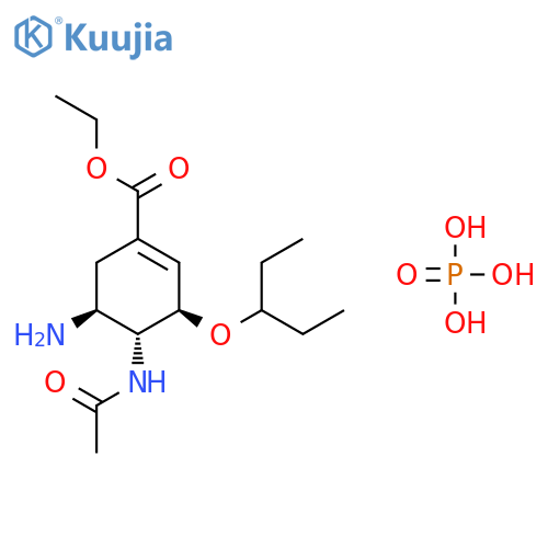 Oseltamivir phosphate structure