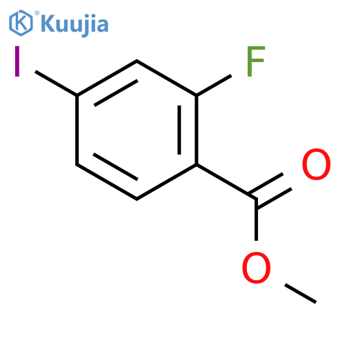 Methyl 2-Fluoro-4-iodobenzoate structure