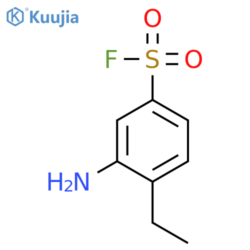3-amino-4-ethylbenzene-1-sulfonyl fluoride structure