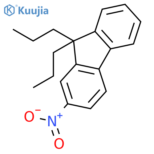 9H-Fluorene, 2-nitro-9,9-dipropyl- structure