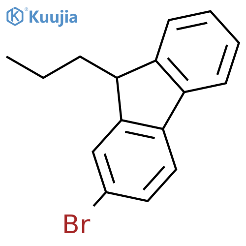 9H-Fluorene, 2-bromo-9-propyl- structure