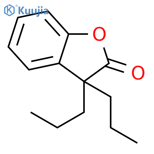 2(3H)-Benzofuranone, 3,3-dipropyl- structure