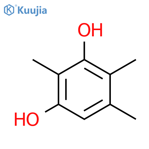 1,3-Benzenediol, 2,4,5-trimethyl- structure