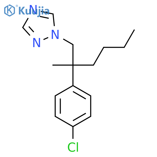 1H-1,2,4-Triazole, 1-[2-(4-chlorophenyl)-2-methylhexyl]- structure
