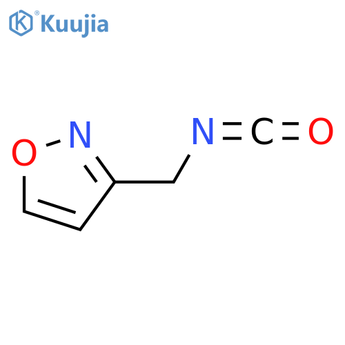 3-(isocyanatomethyl)-1,2-oxazole structure