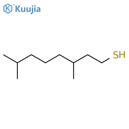 1-Octanethiol, 3,7-dimethyl-, (R)- (9CI) structure