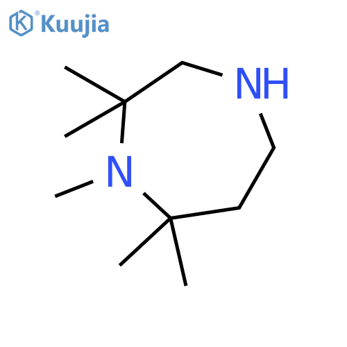 1,2,2,7,7-pentamethyl-1,4-diazepane structure