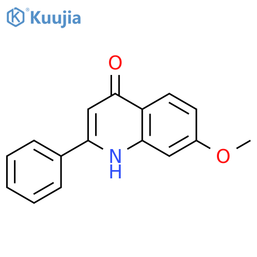 7-METHOXY-2-PHENYL-QUINOLIN-4-OL structure