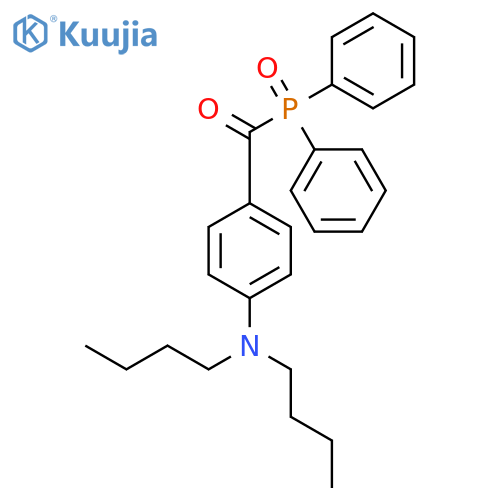 Benzenamine, N,N-dibutyl-4-[(diphenylphosphinyl)carbonyl]- structure