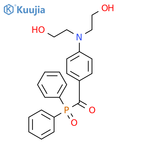 Methanone, [4-[bis(2-hydroxyethyl)amino]phenyl](diphenylphosphinyl)- structure