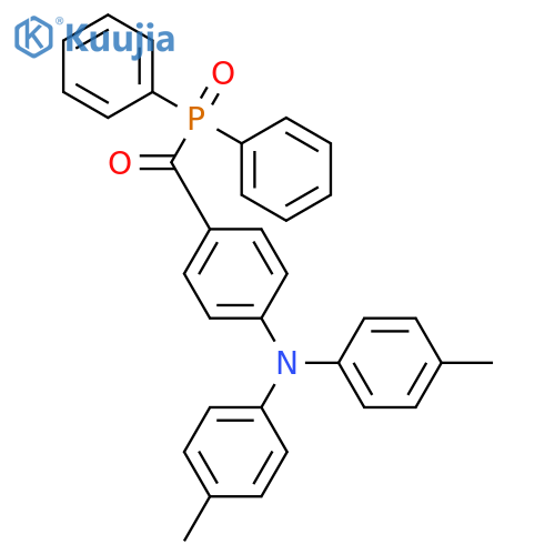 Benzenamine, 4-[(diphenylphosphinyl)carbonyl]-N,N-bis(4-methylphenyl)- structure