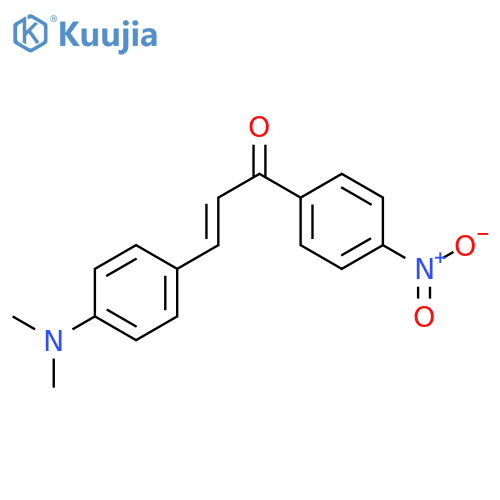3-4-(Dimethylamino)phenyl-1-(4-nitrophenyl)prop-2-en-1-one structure