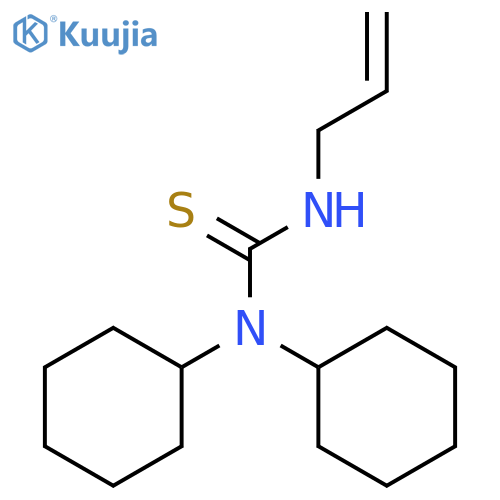 Thiourea, N,N-dicyclohexyl-N'-2-propenyl- structure
